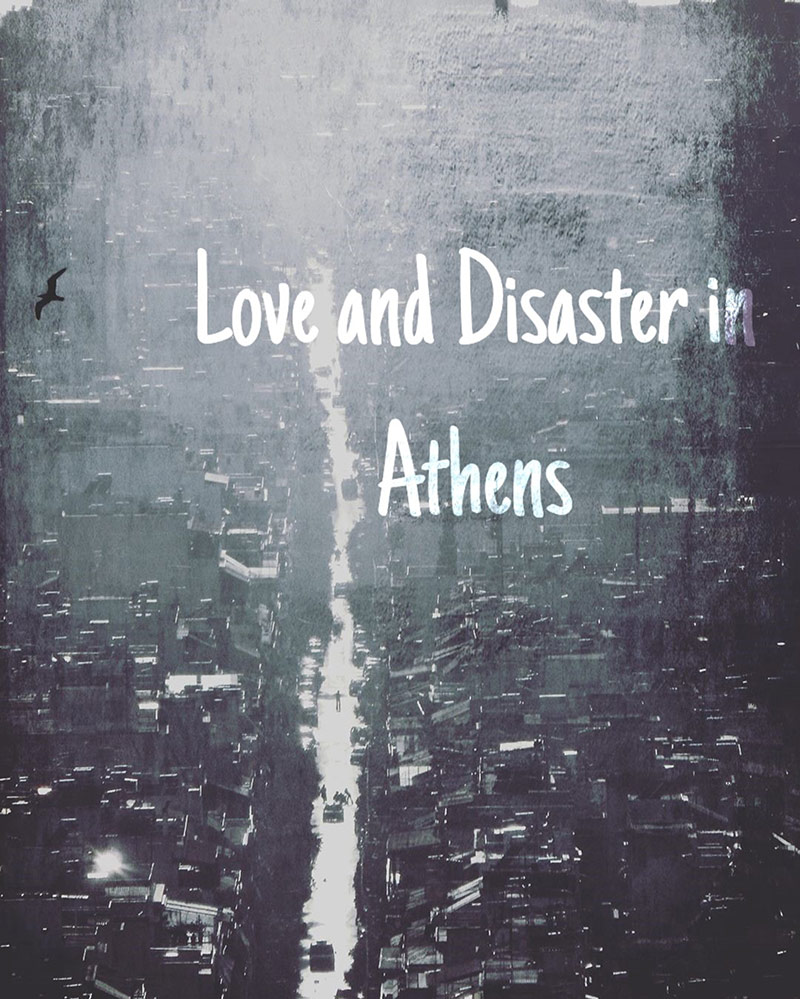 Love and Disaster in Athens - Art show: Gray cityscape Love and Disaster in Athens - Art show: Gray cityscape photo