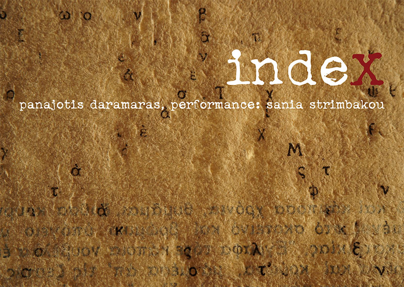 index: installation and performance IndeX abstract painting - installation and performance